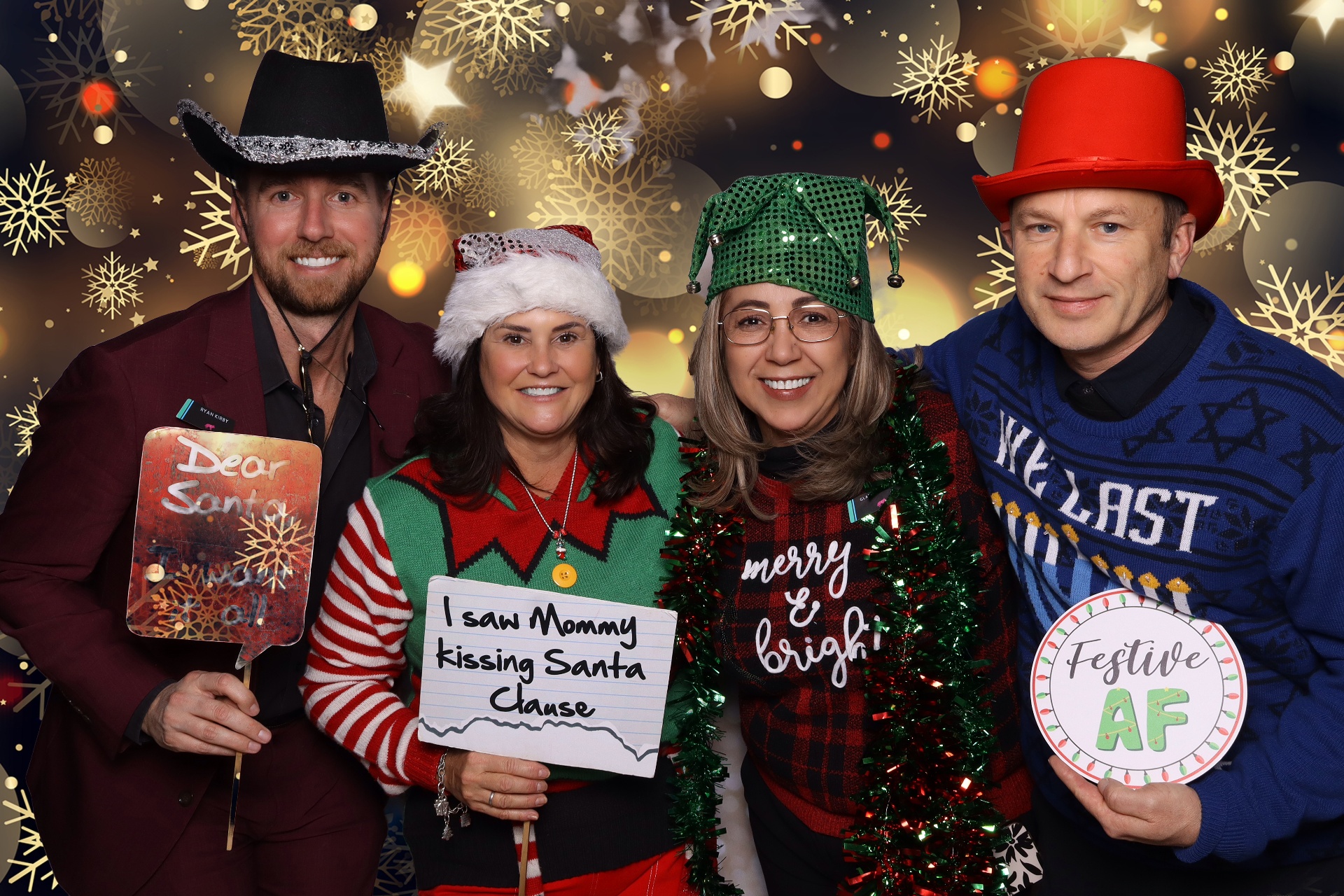 Green screen Christmas experience