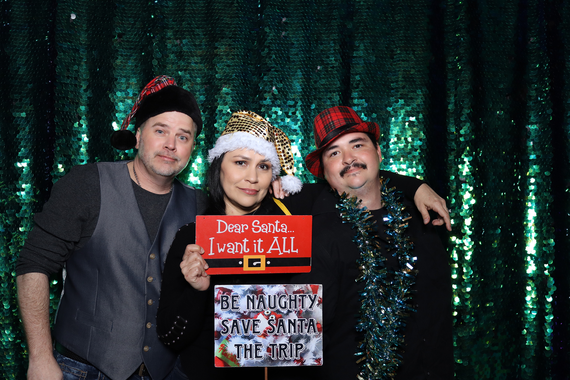 Santa themed corporate holiday