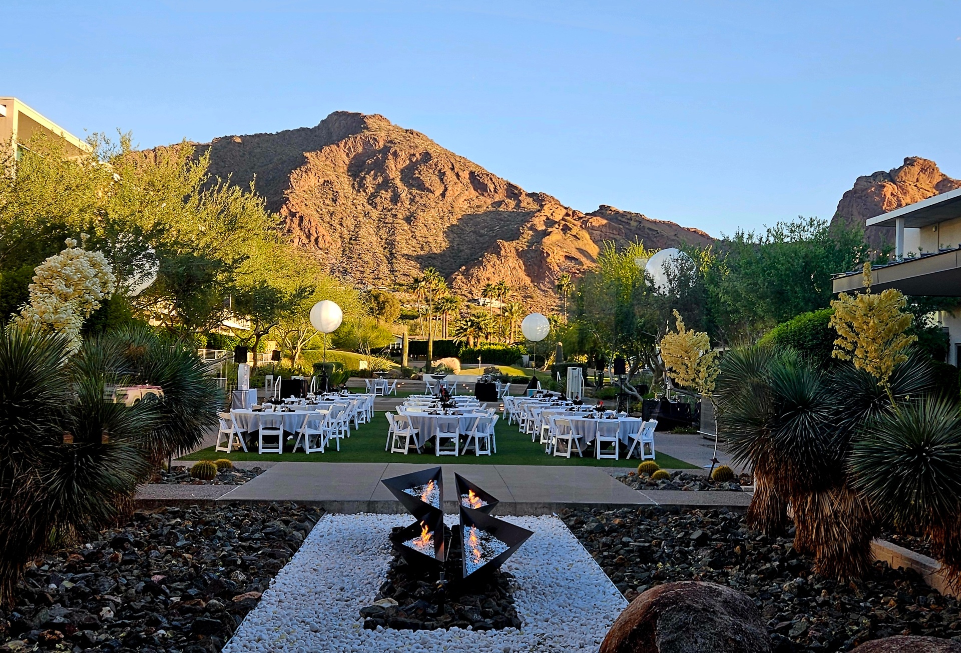 Mountain dinner corporate event