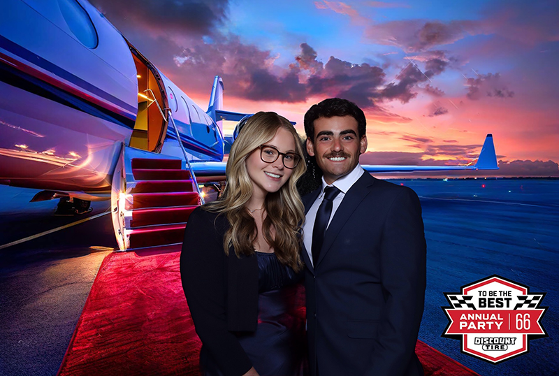 Branded photo booth activation
