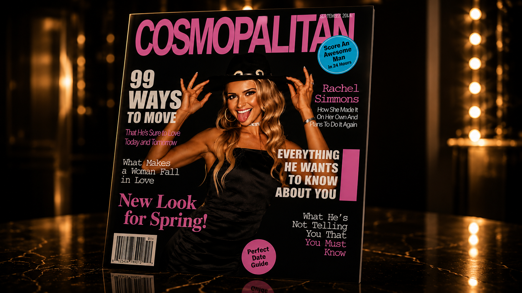 Custom magazine cover keepsake